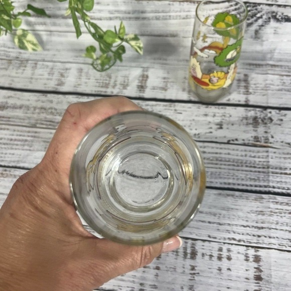 Vintage Peanuts McDonald’s Burger King Camp Snoopy Wizard Fries Glasses Set of 2 - Picture 5 of 11